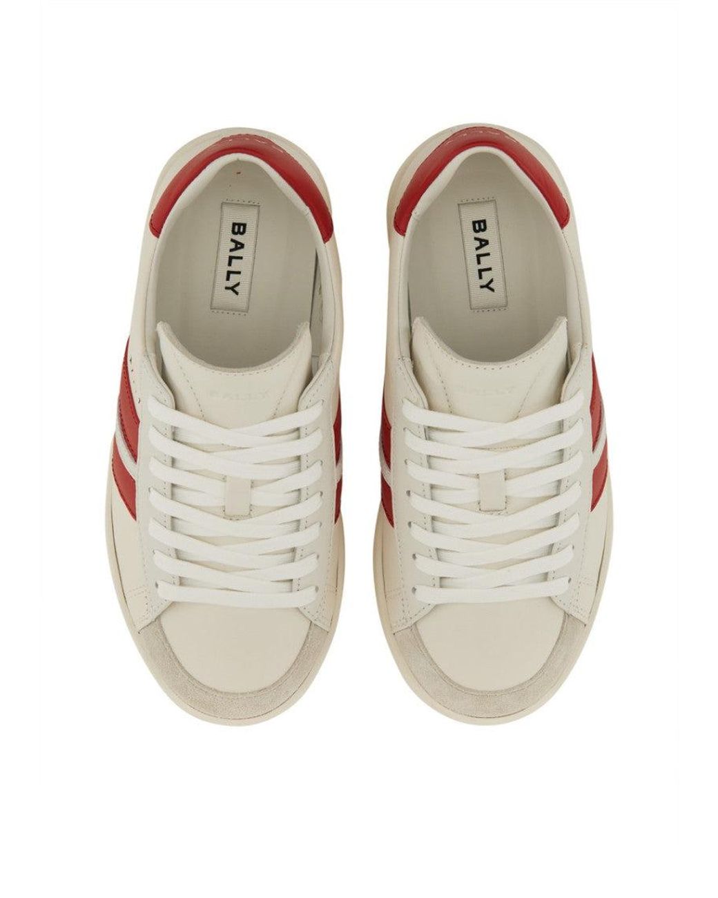 Bally Pink Lace Up Sneakers