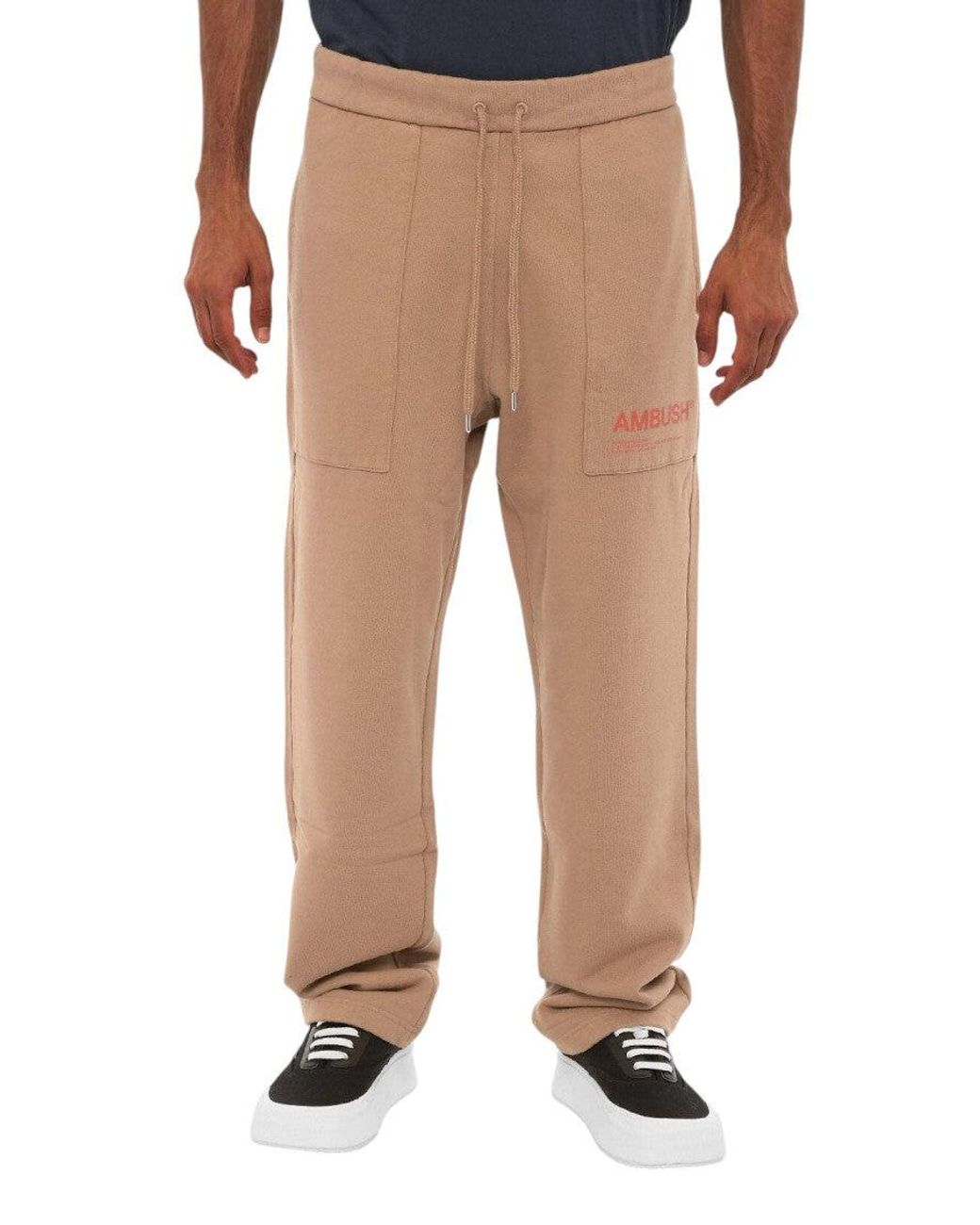 Ambush Natural Logo Track Pants for men