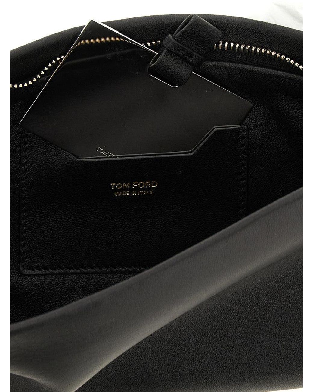 Tom Ford Black Logo Bangle Clutch