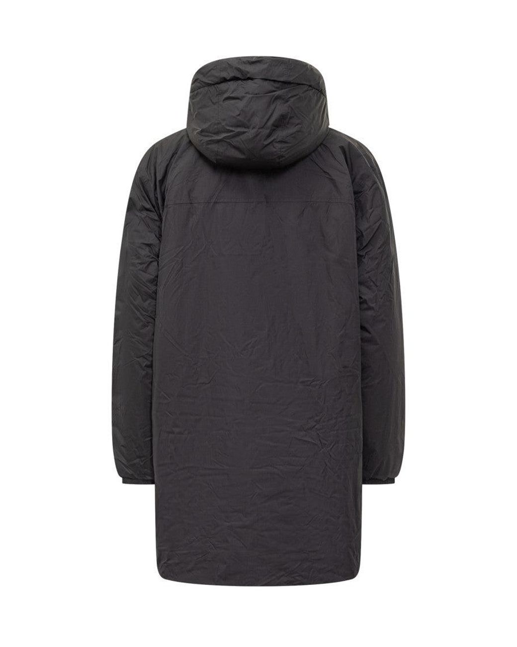 K-Way Blue Logo Hood Jacket