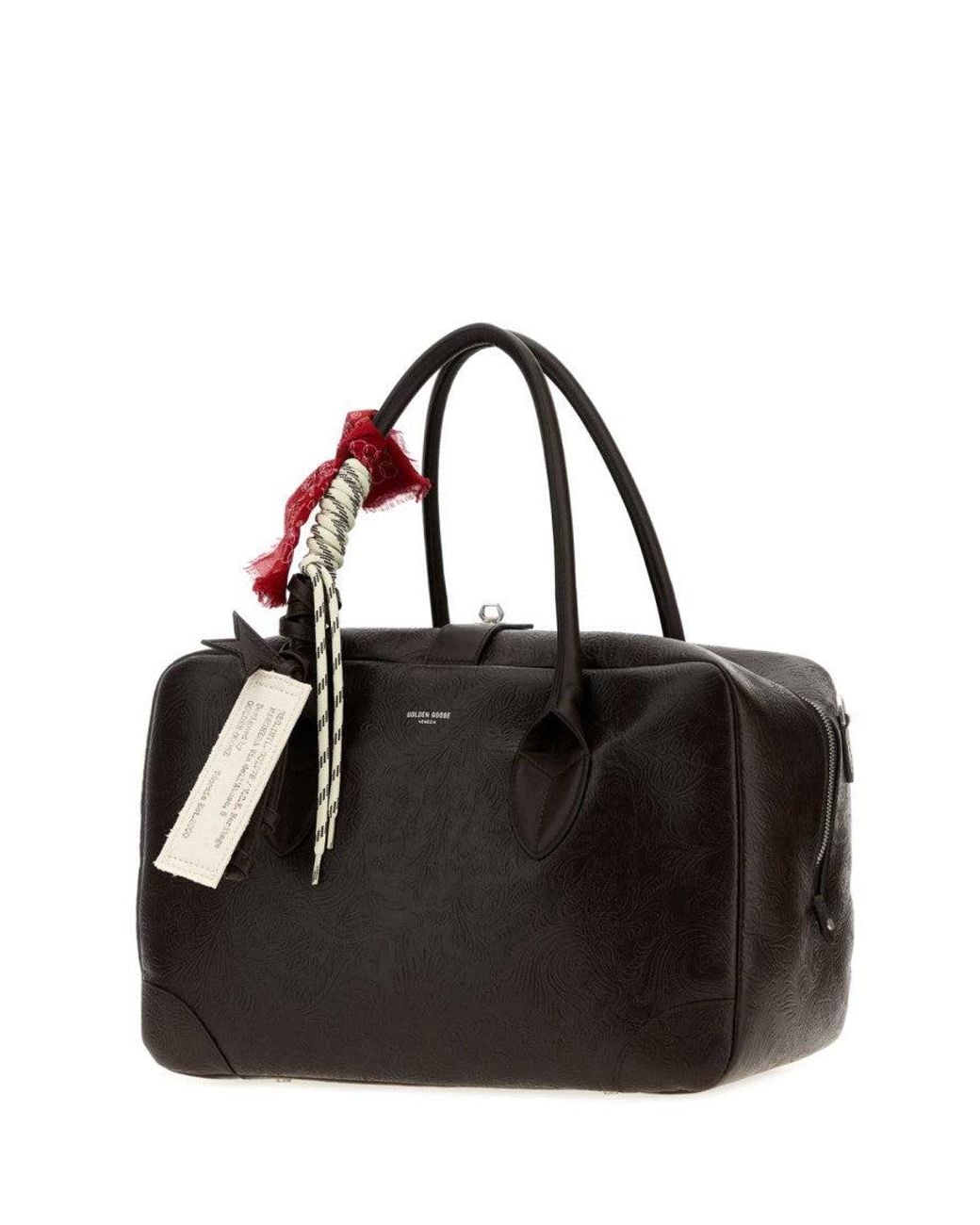 Golden Goose Deluxe Brand Black Dark Vita Medium Shoulder Bag