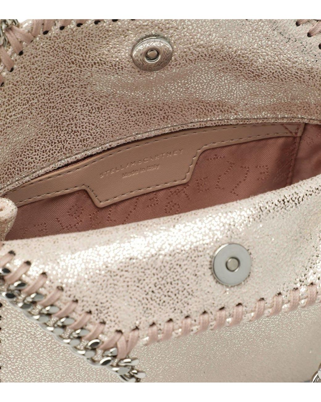 Stella McCartney Natural Pale Falabella Micro Tote