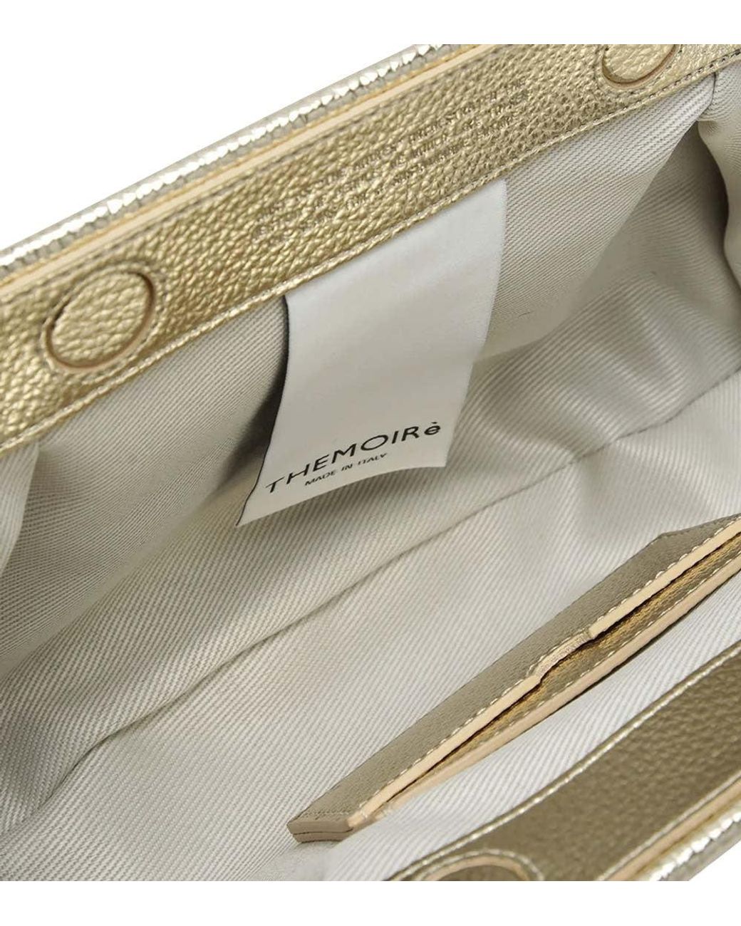 THEMOIRÈ Natural Golden Bios Clutch