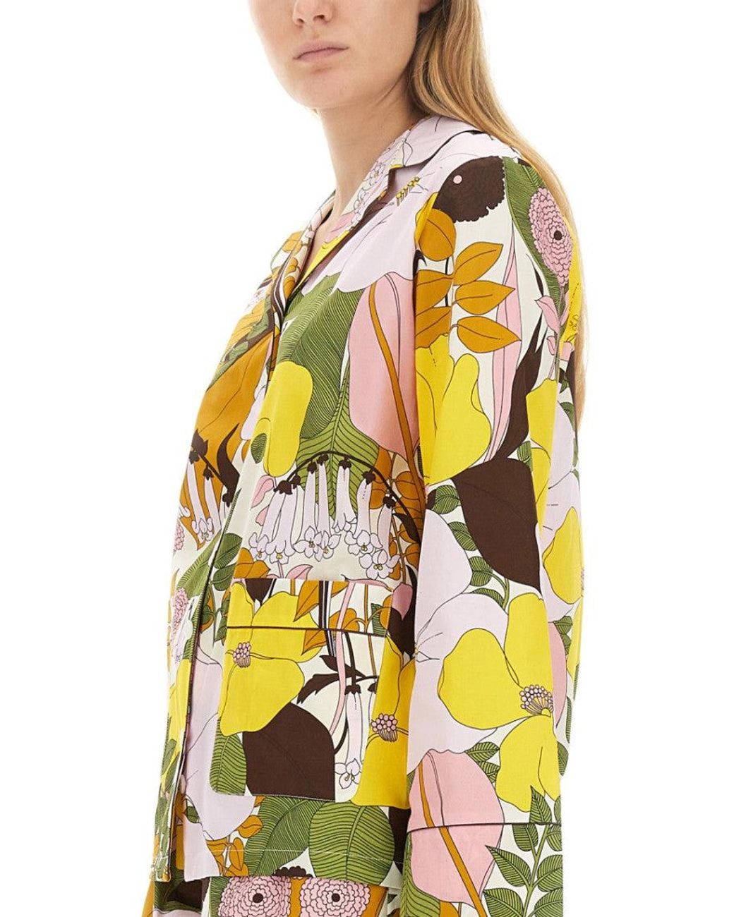 LaDoubleJ Yellow Regular Fit Hammock Shirt