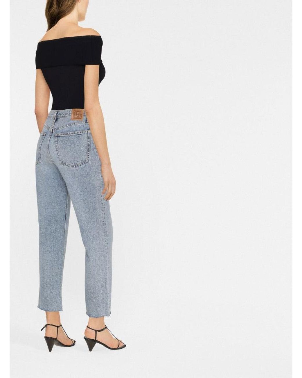 Totême  Blue Light Classic Cut Jeans