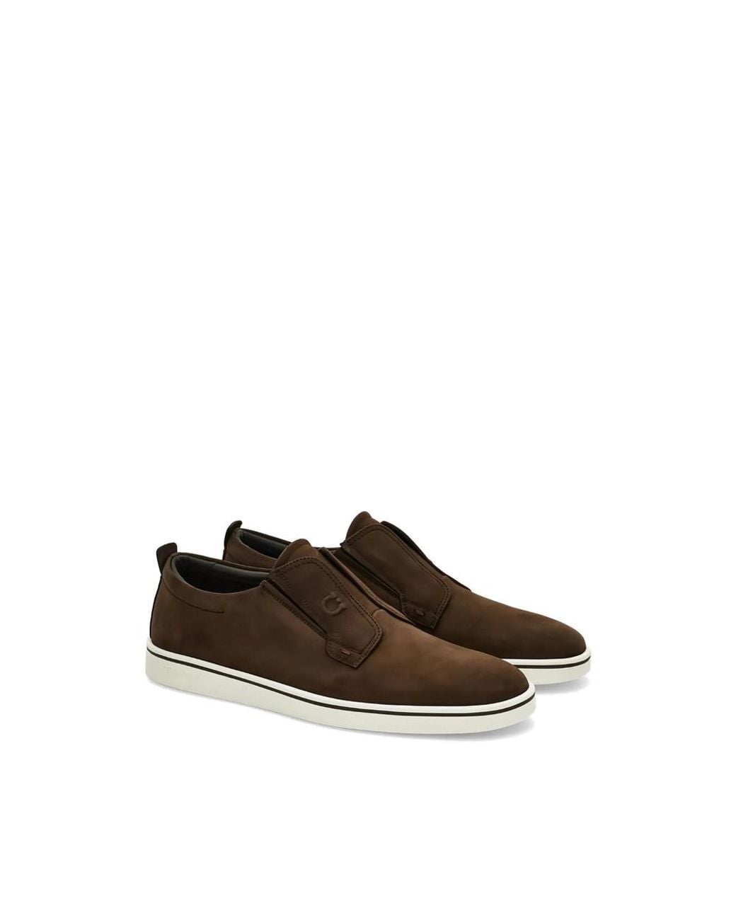 Ferragamo Brown Trainers for men