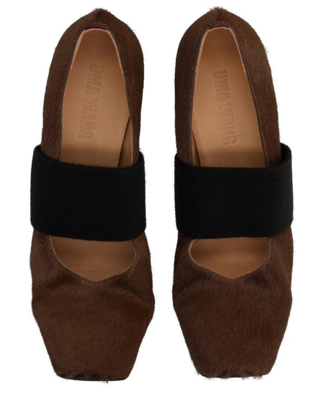 Uma Wang Brown Slip-On Heels