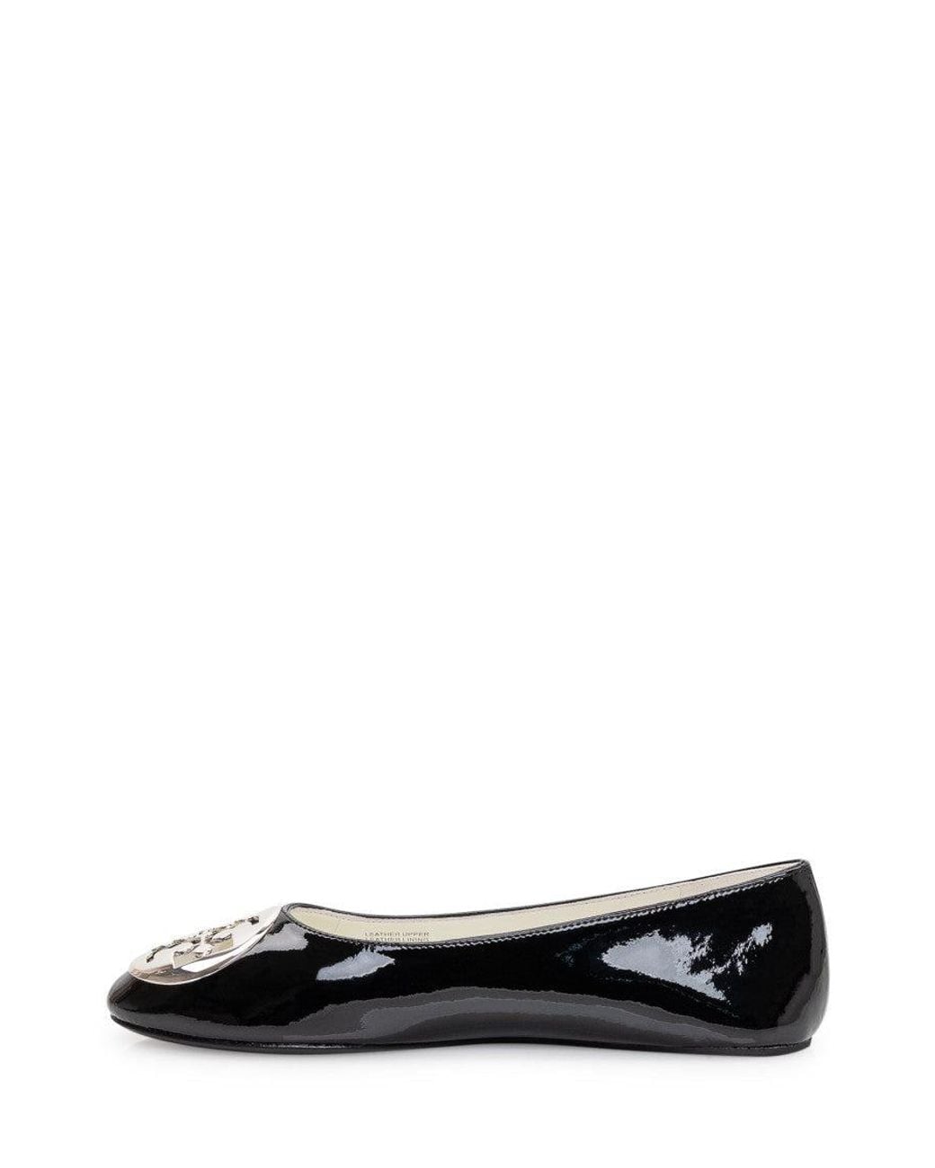Tory Burch Black Reva Ballet Flats