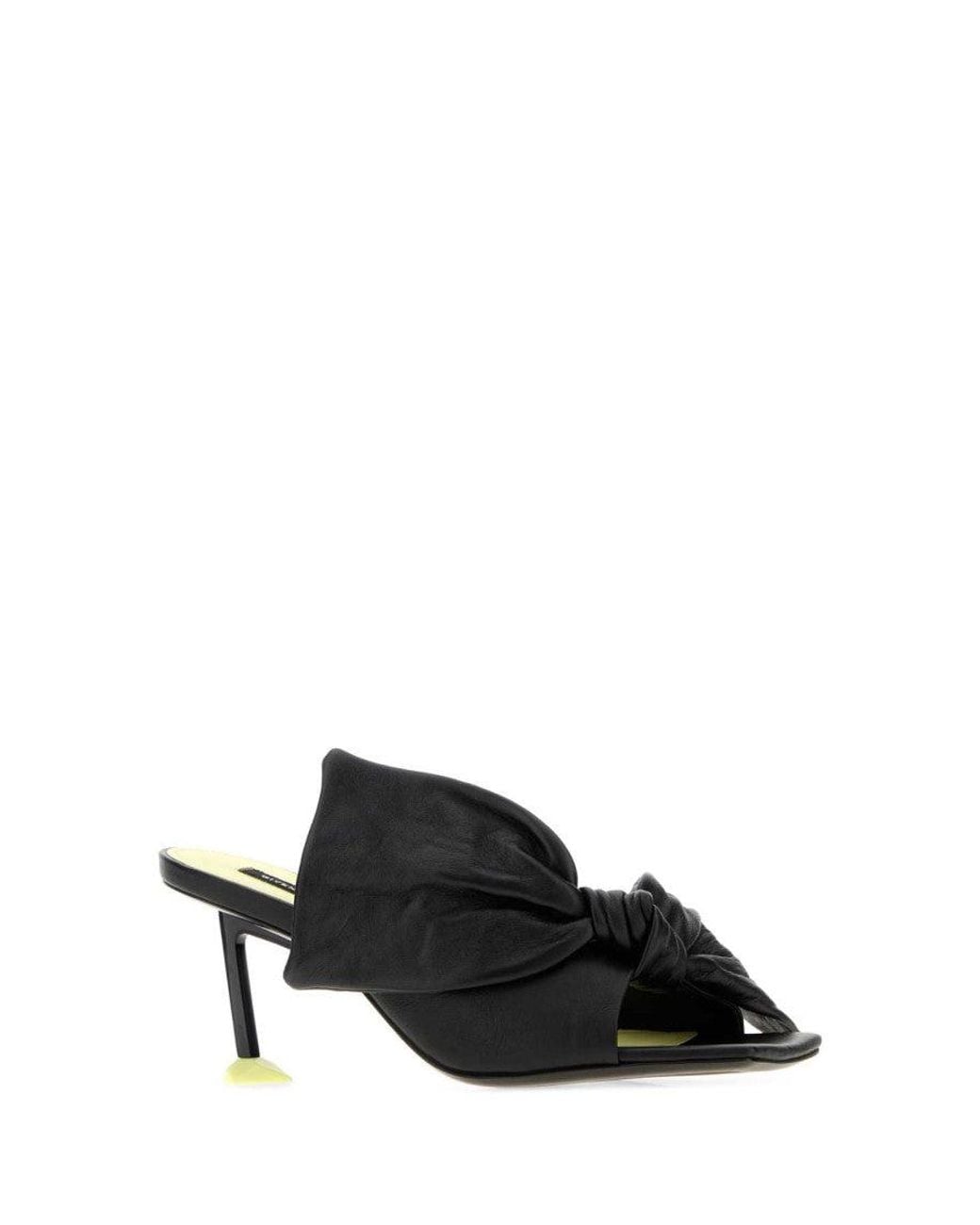 Givenchy Black Solid Boudoir Mules