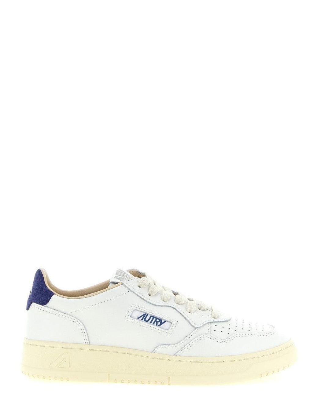 Autry White Color Block Sneakers for men