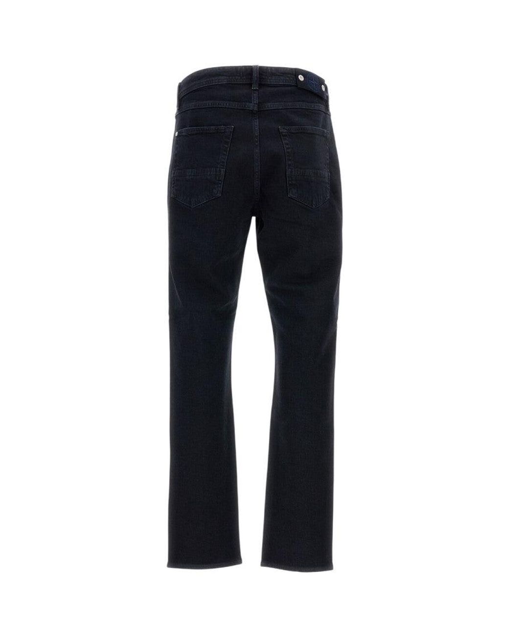 Stone Island Blue Slim Mid Rise Jeans for men