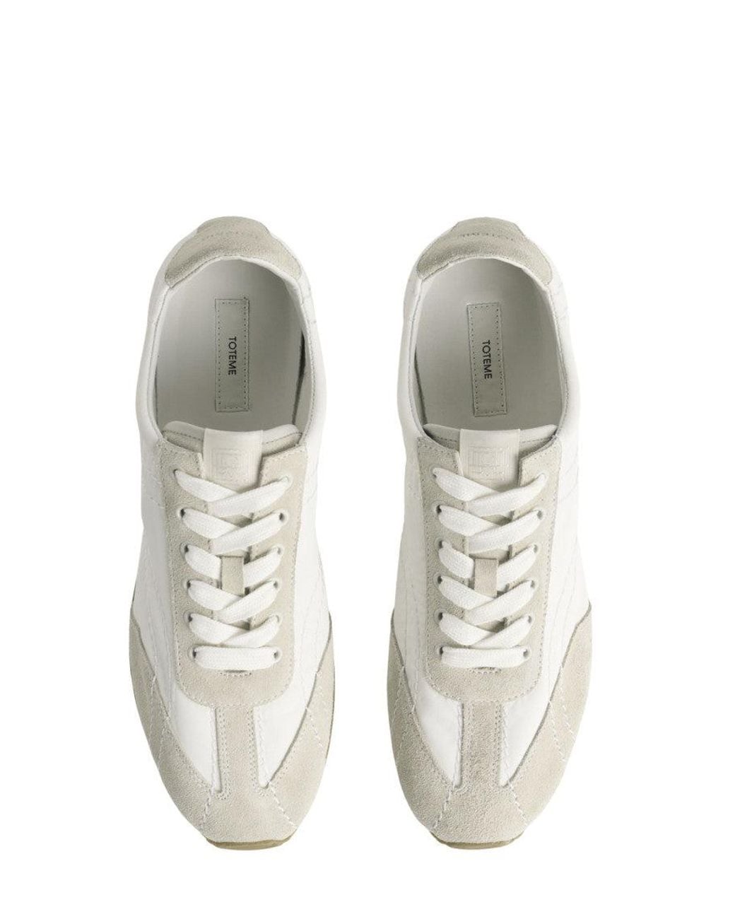 Totême White Low-Top Sneakers
