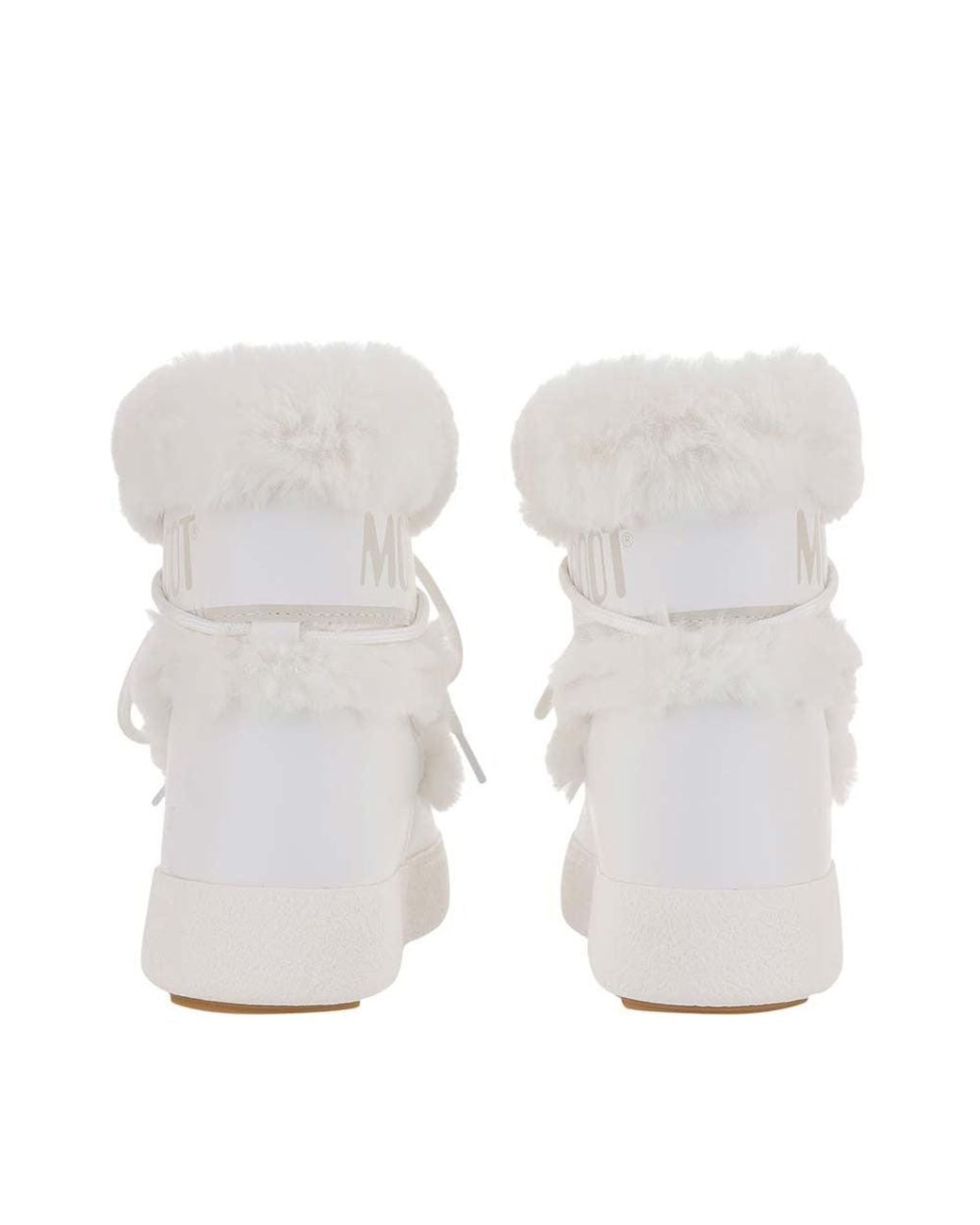 Moon Boot White Logo Winter Boots
