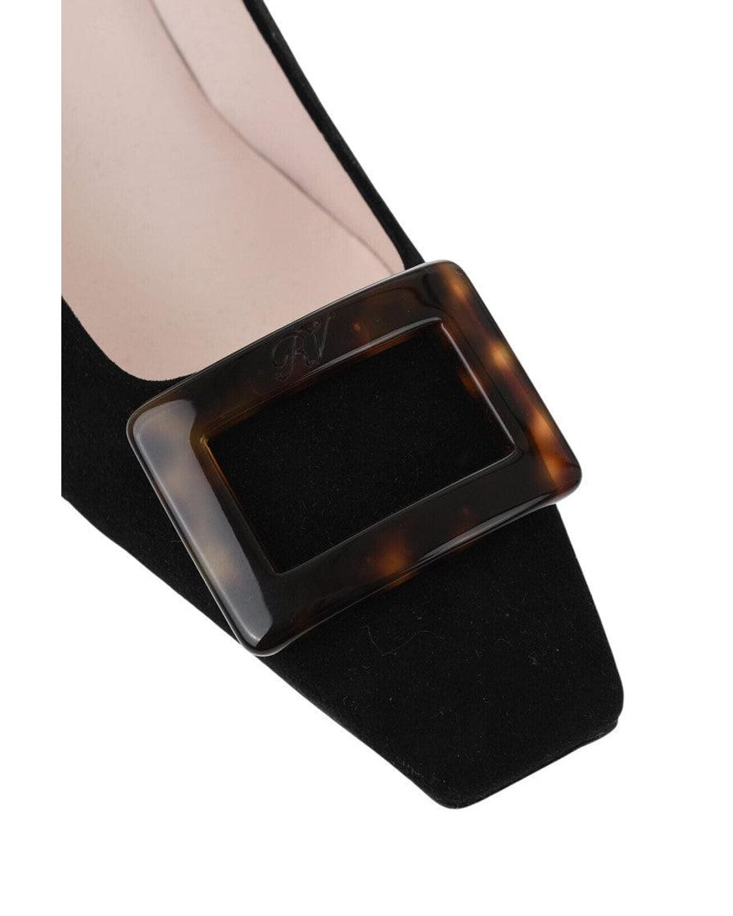 Roger Vivier Black Slip On Pumps
