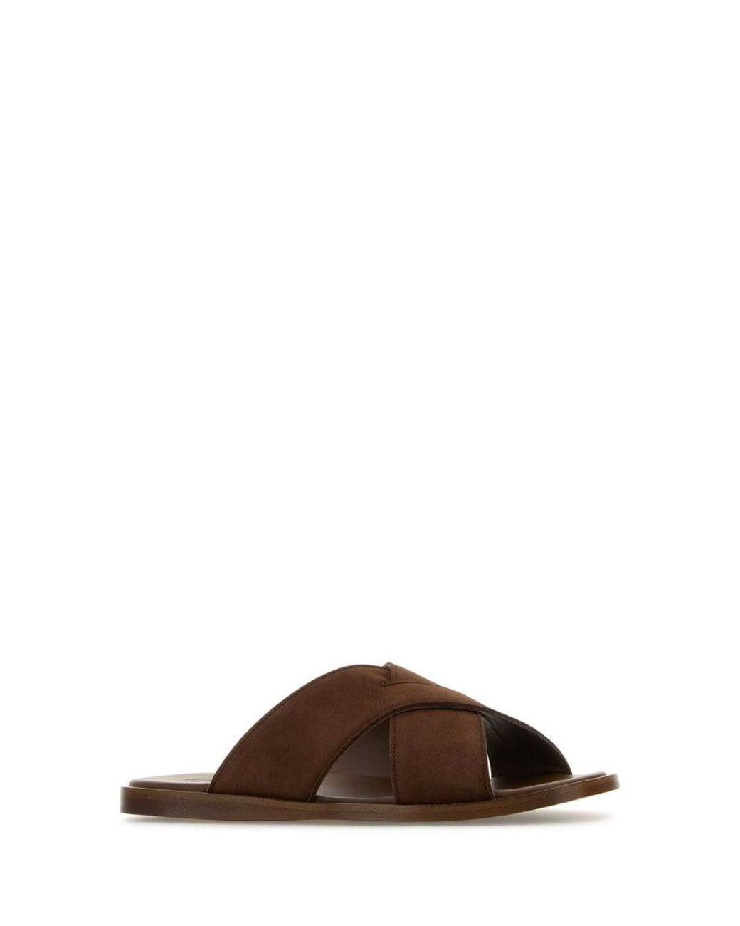 Church's Brown Suede Sandals