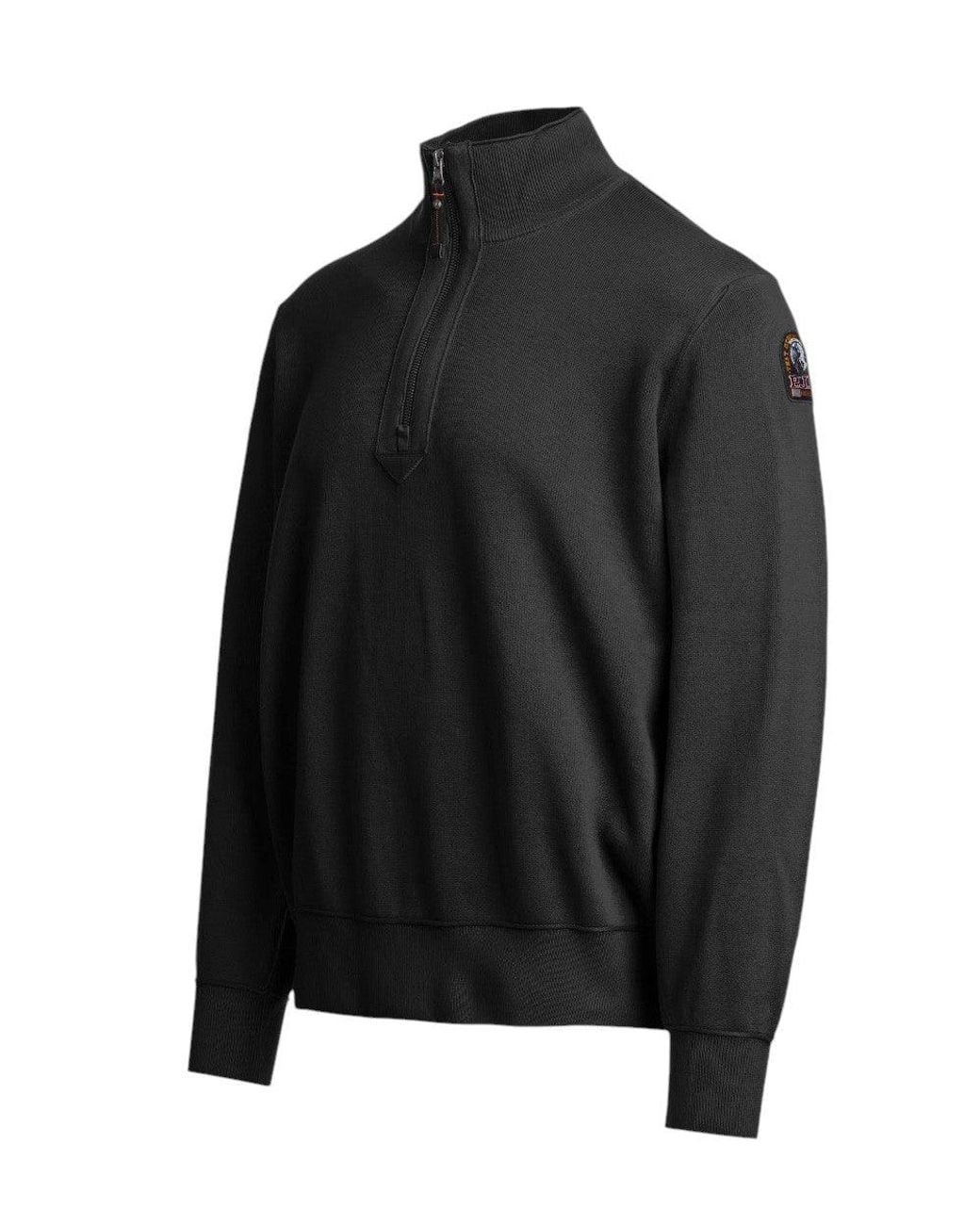 Parajumpers Black Half Zip Sweater for men
