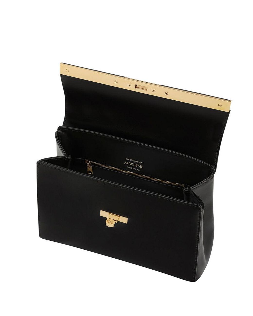 Dolce & Gabbana Black Marlene Small Satchel