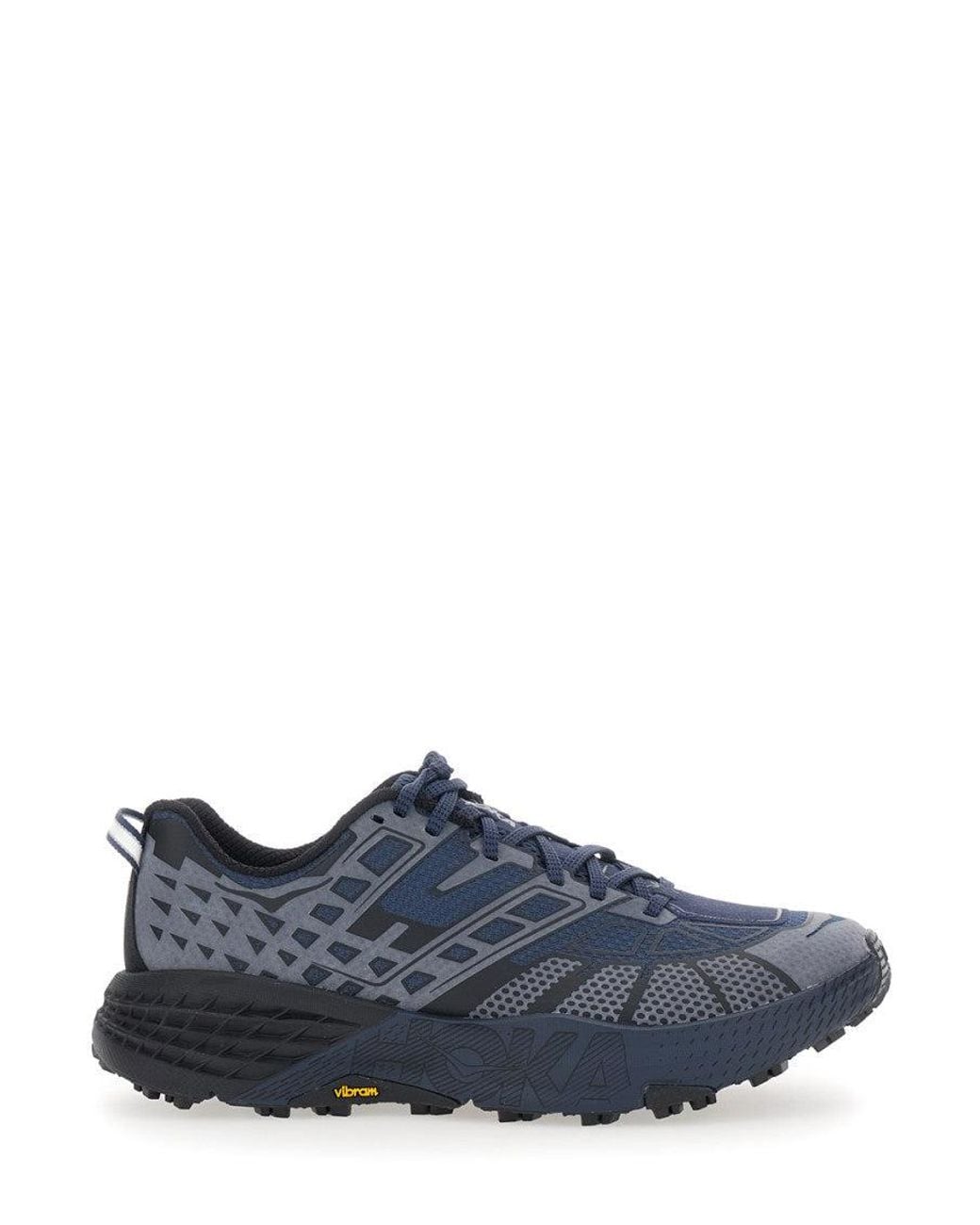 Hoka One One Blue Graphic Speedgoat Sneakers for men