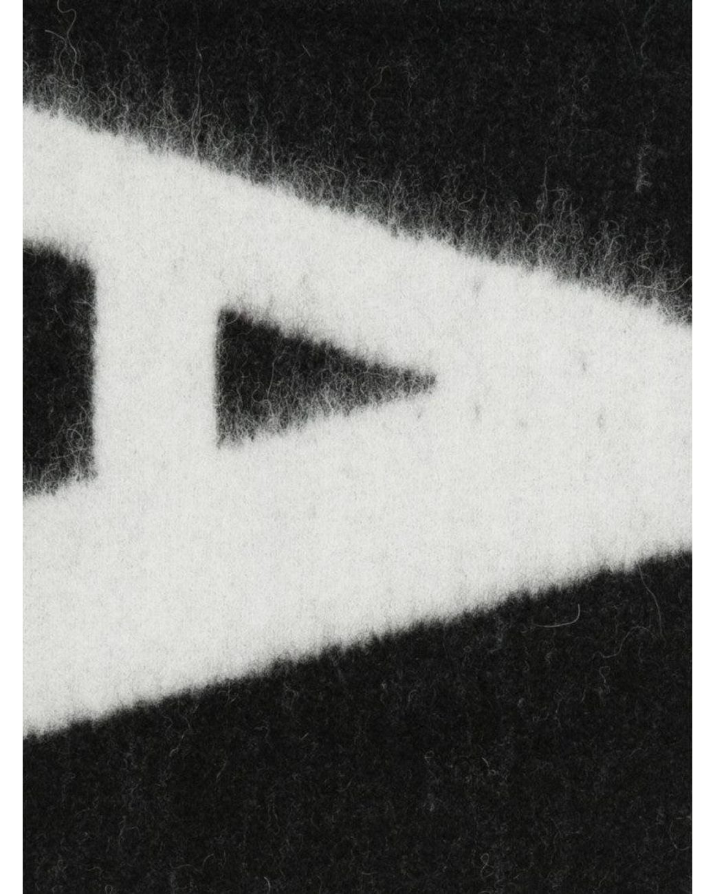 Isabel Marant Blackwhite Logo Scarf