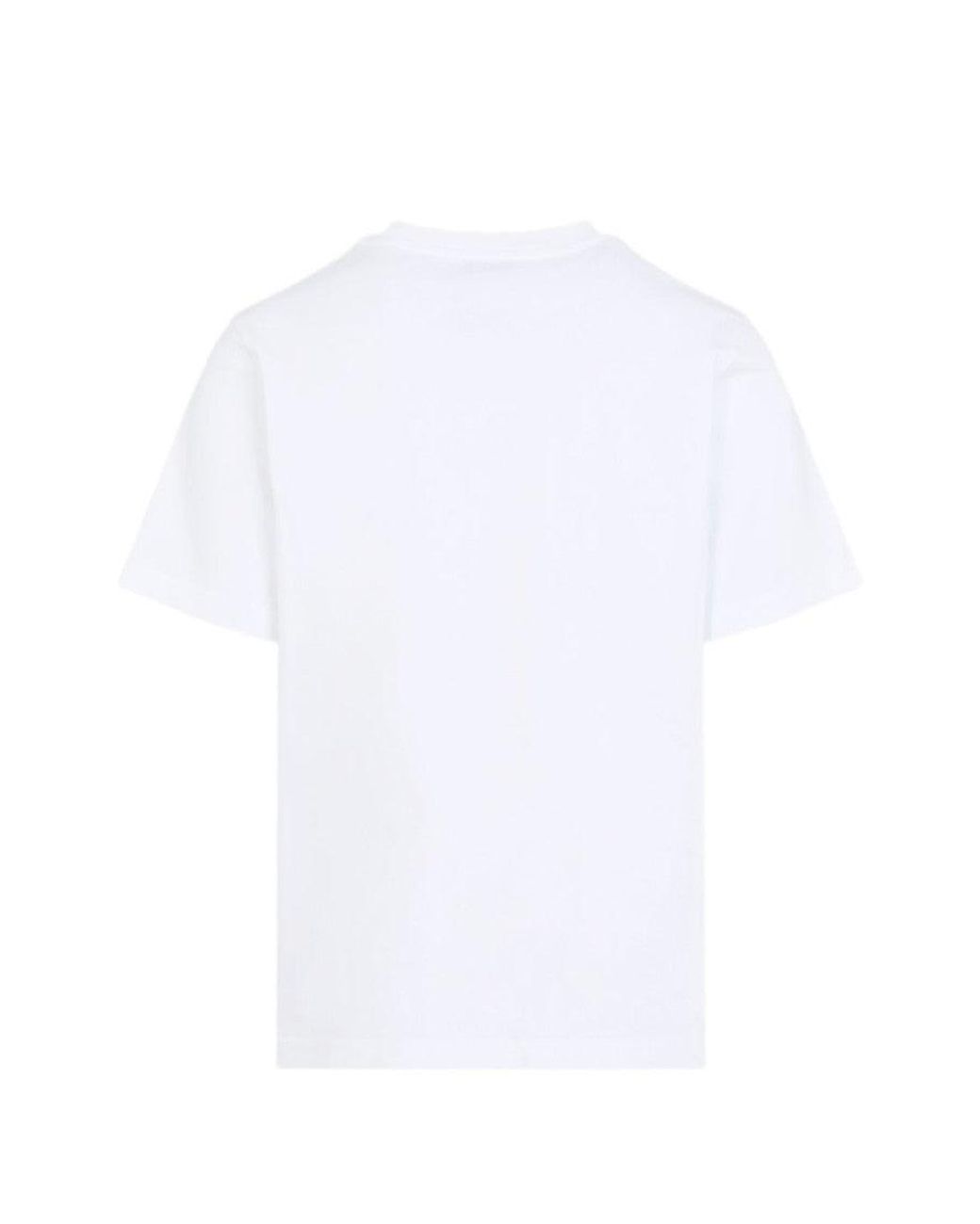 Casablanca White Crew Neck T-Shirt for men