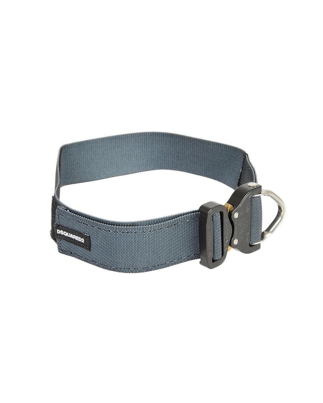 DSquared² Blue Tactical Textured Belt