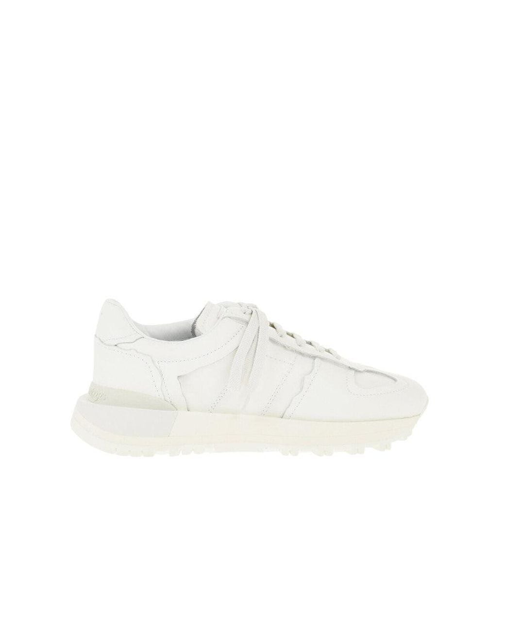 Maison Margiela White Solid Sneakers