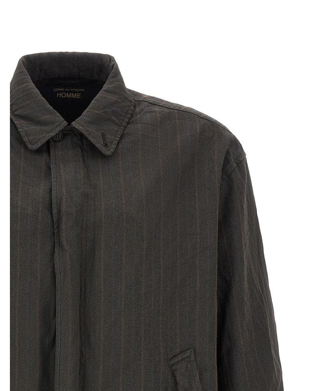 Comme des Garçons Black Striped Jacket for men