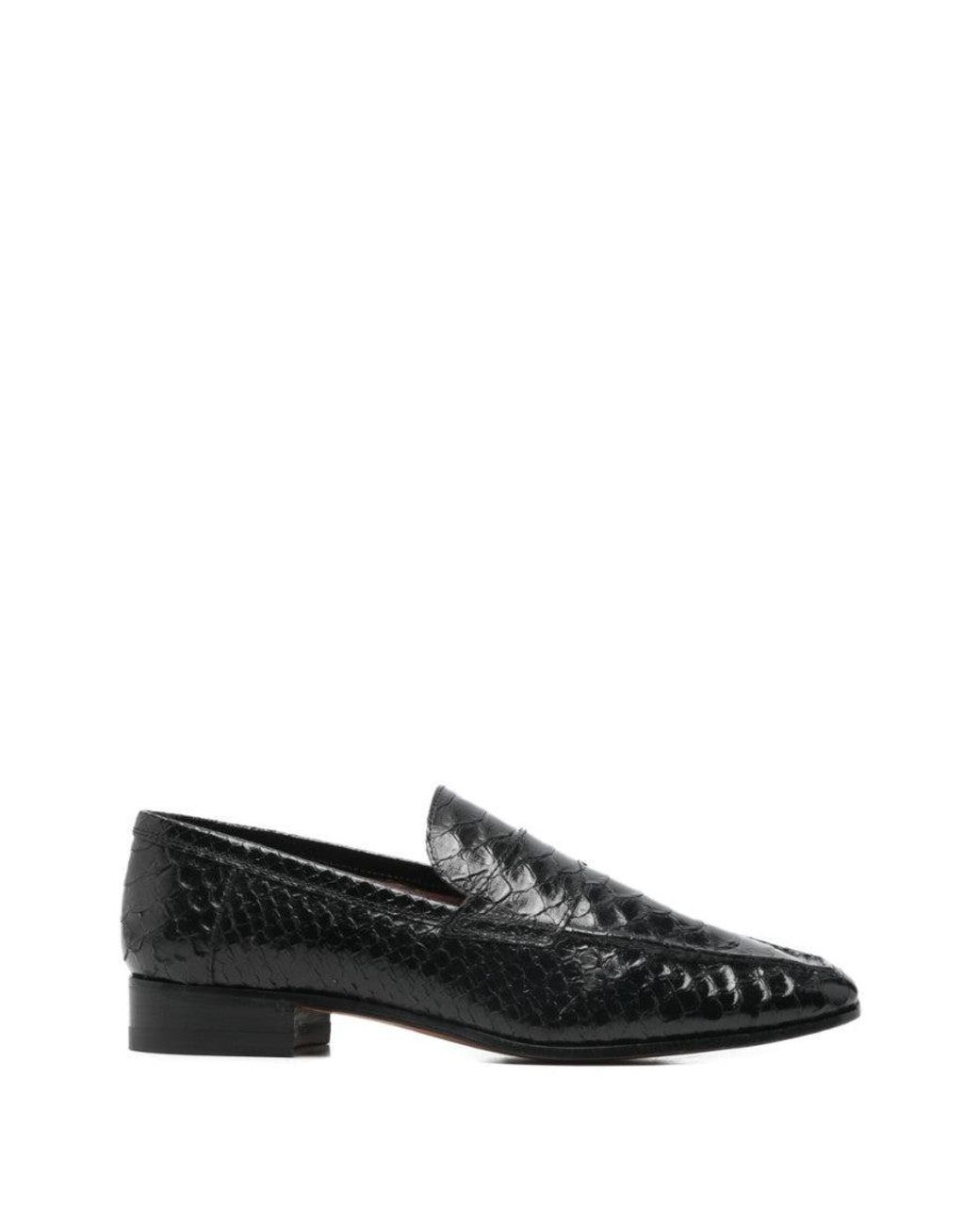 Paris Texas Black Alain Leather Loafers
