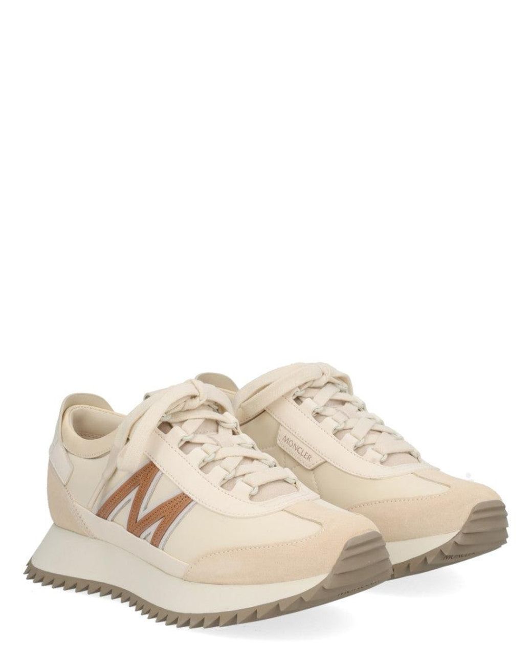 Moncler Natural Color-Block Sneakers