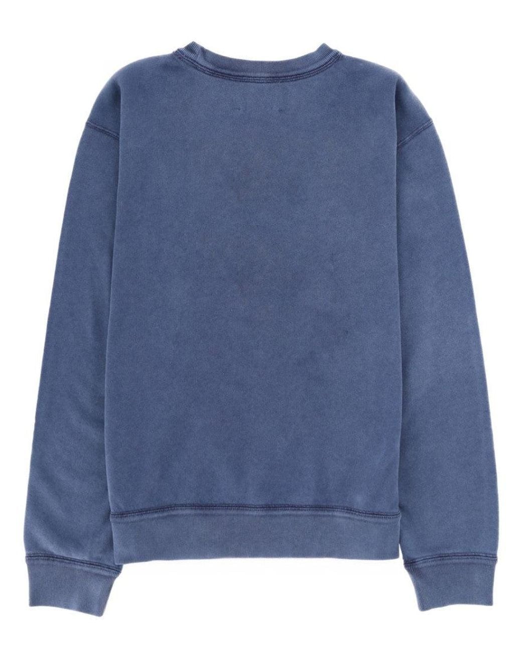 Isabel Marant Blue Logo Sweatshirt for men