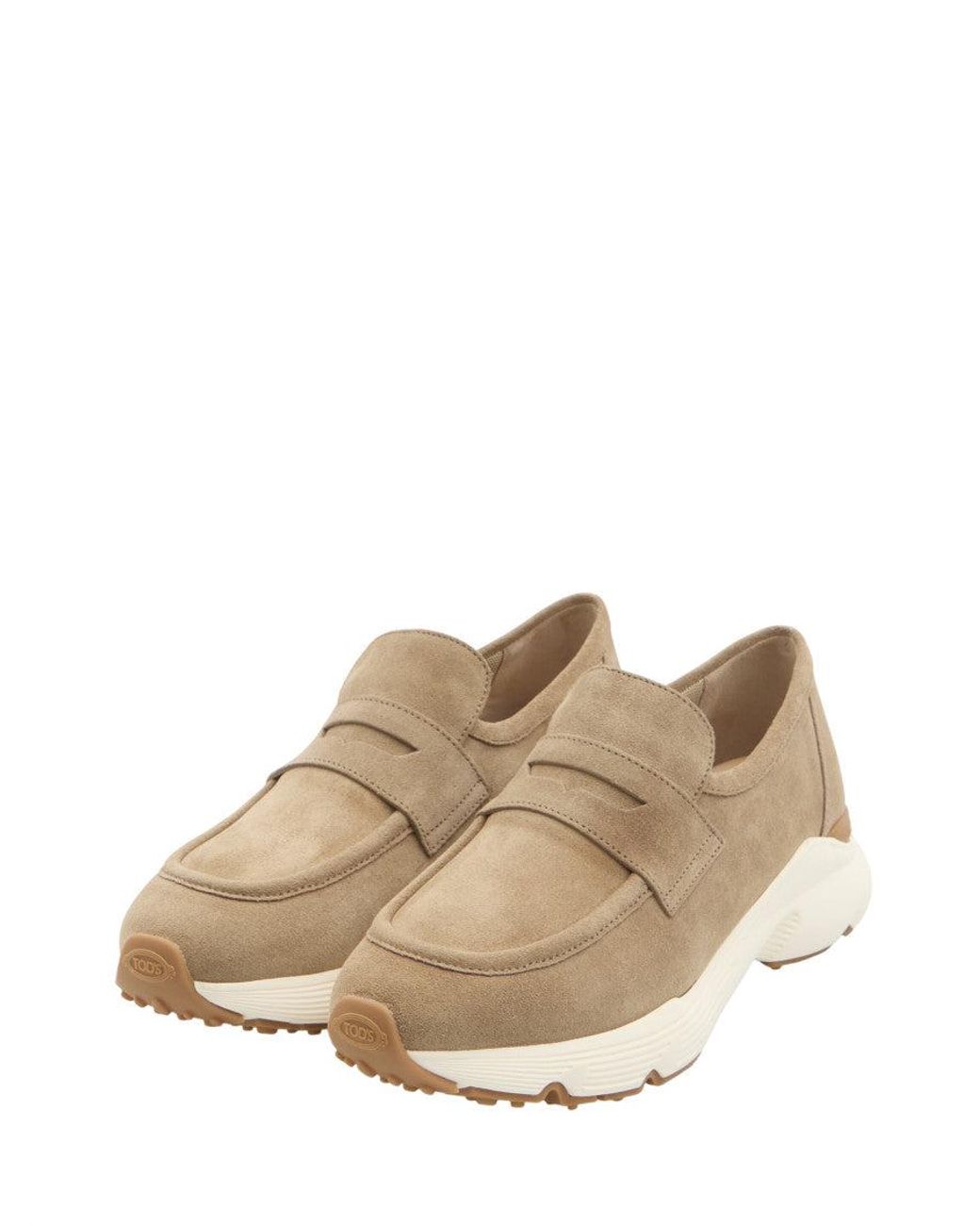 Tod's Natural Sporty Loafers