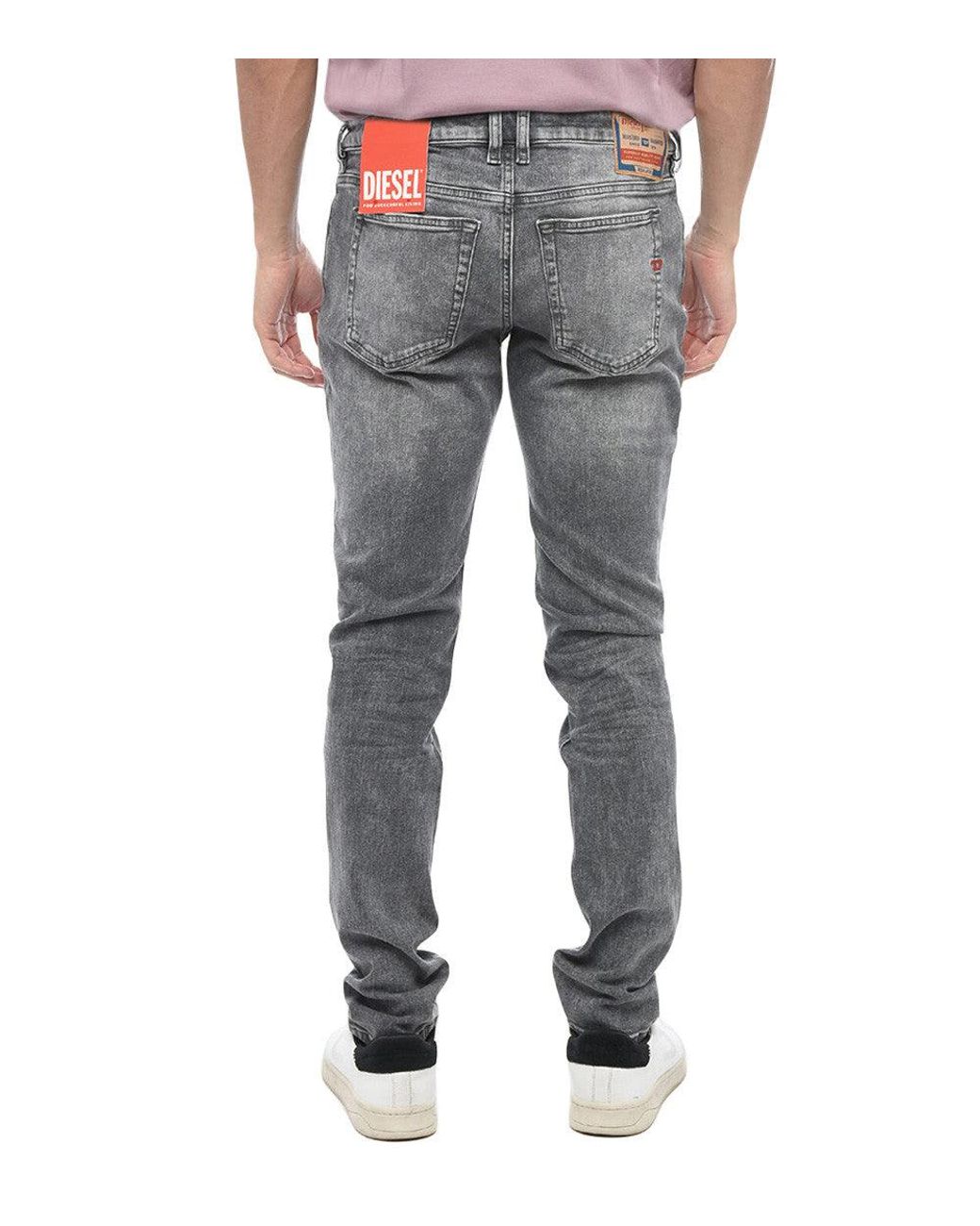 DIESEL Blue Low Rise Jeans for men