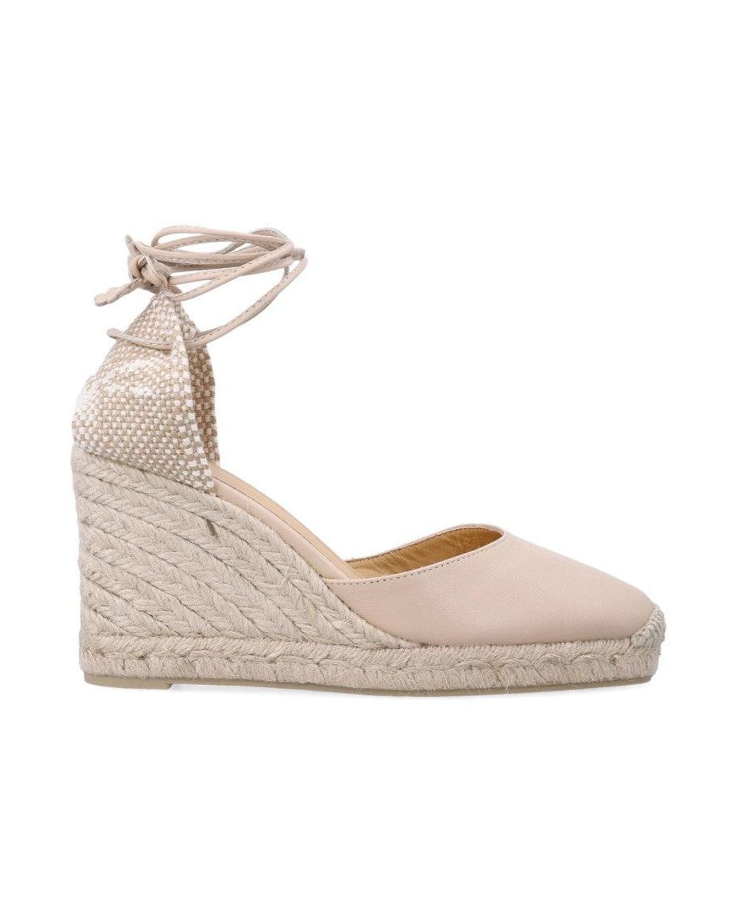 Castaner Natural Woven Carina Wedges