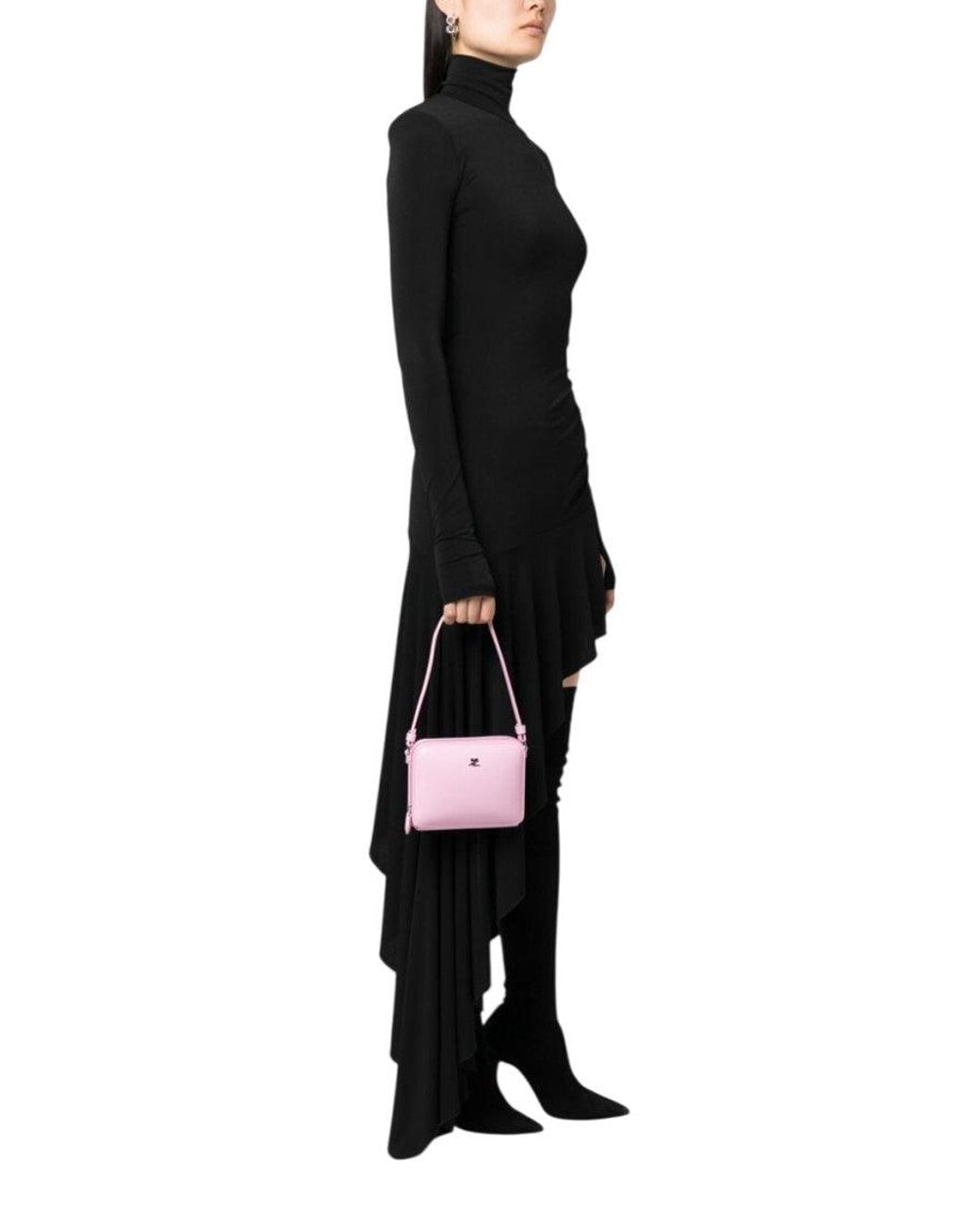 Courreges Pink Cloud Mini Shoulder Bag