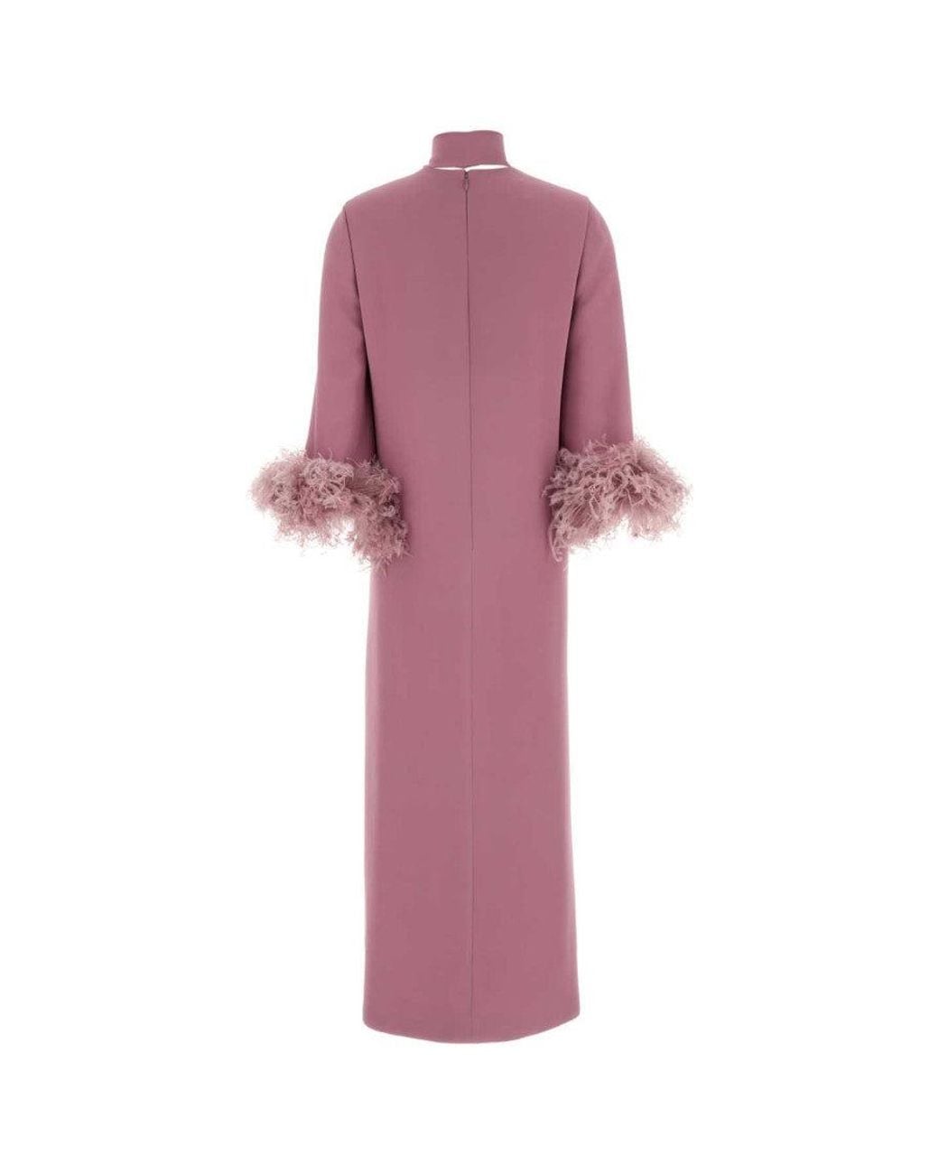Valentino Pink Turtle Neck Bow