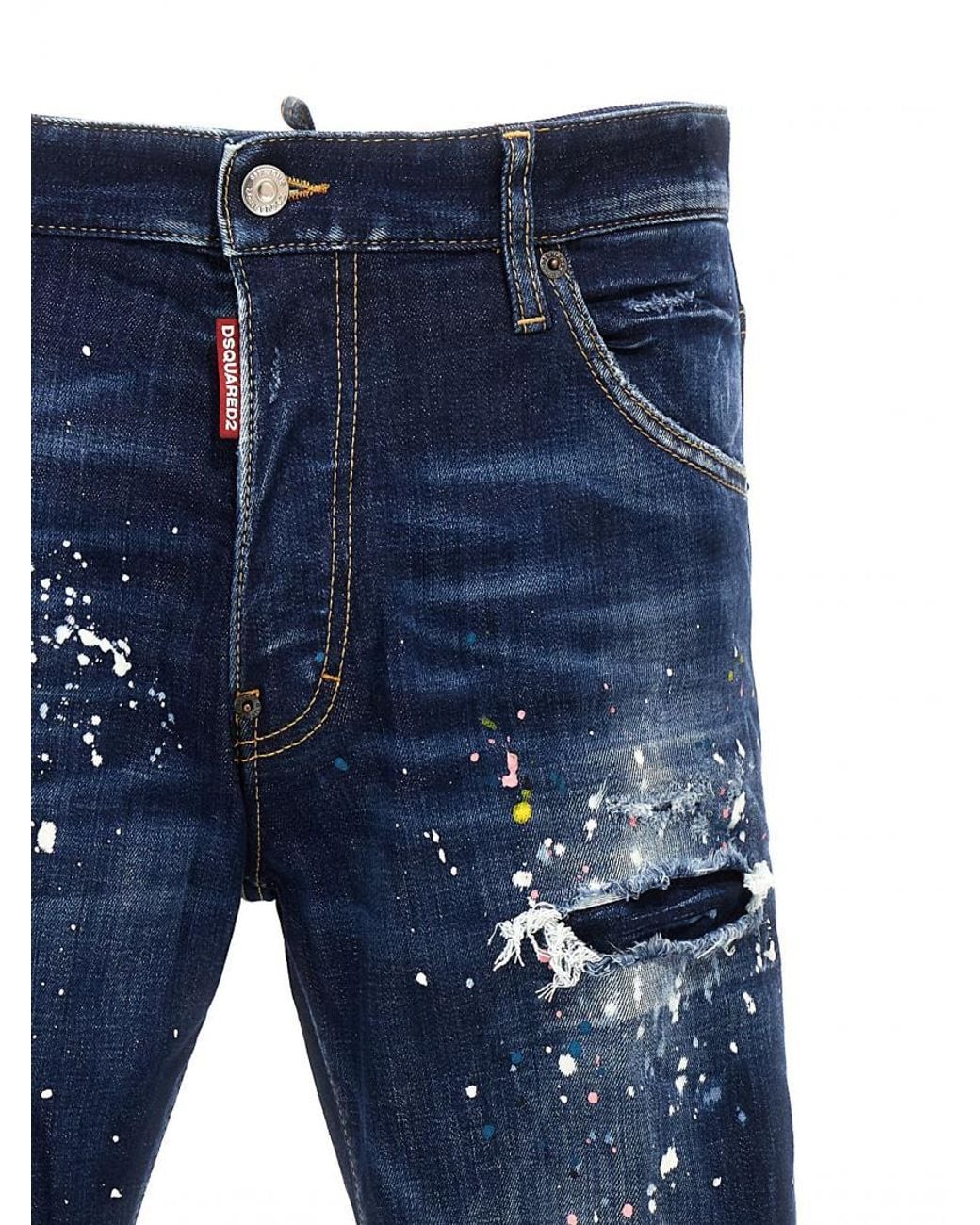 DSquared² Blue Mid Rise Jeans for men