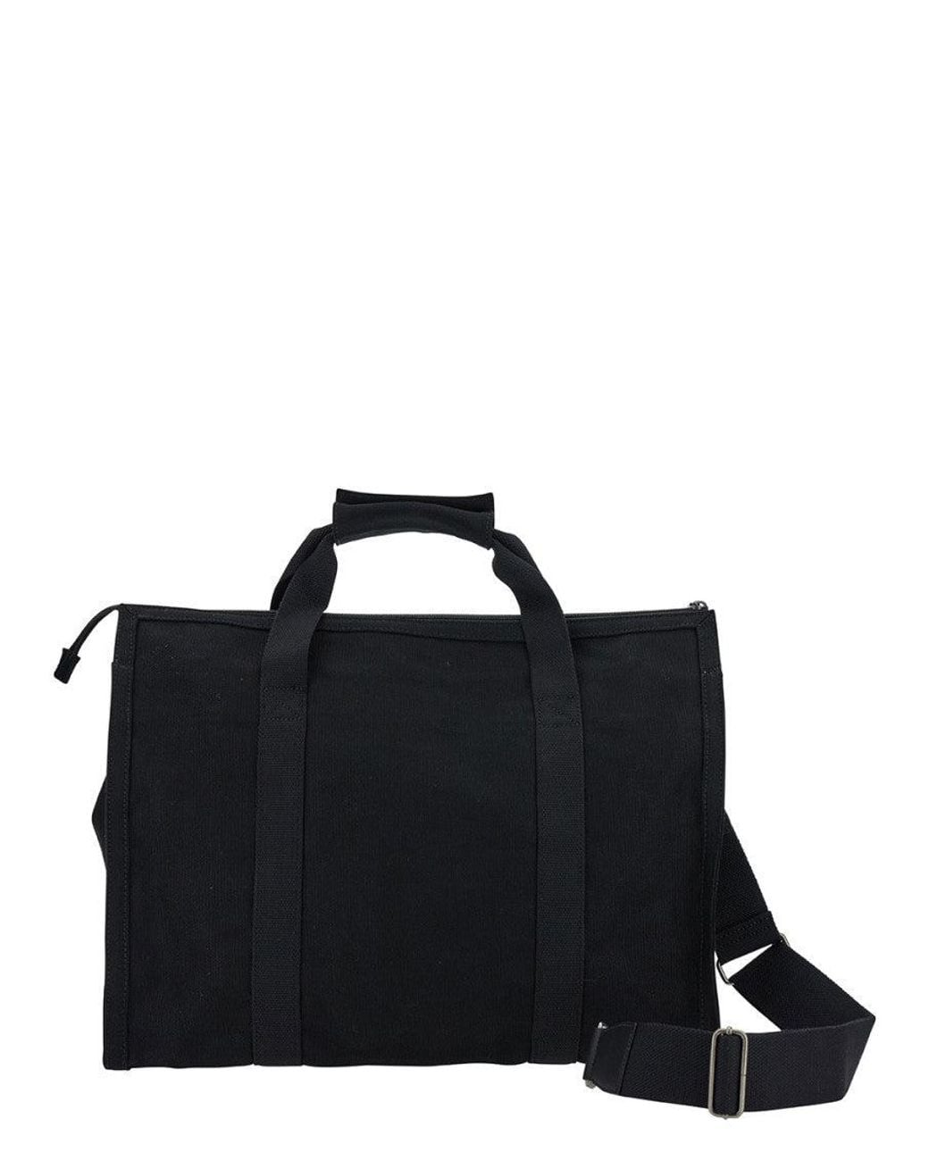 A.P.C. Black Récupération Canvas Tote Bag for men