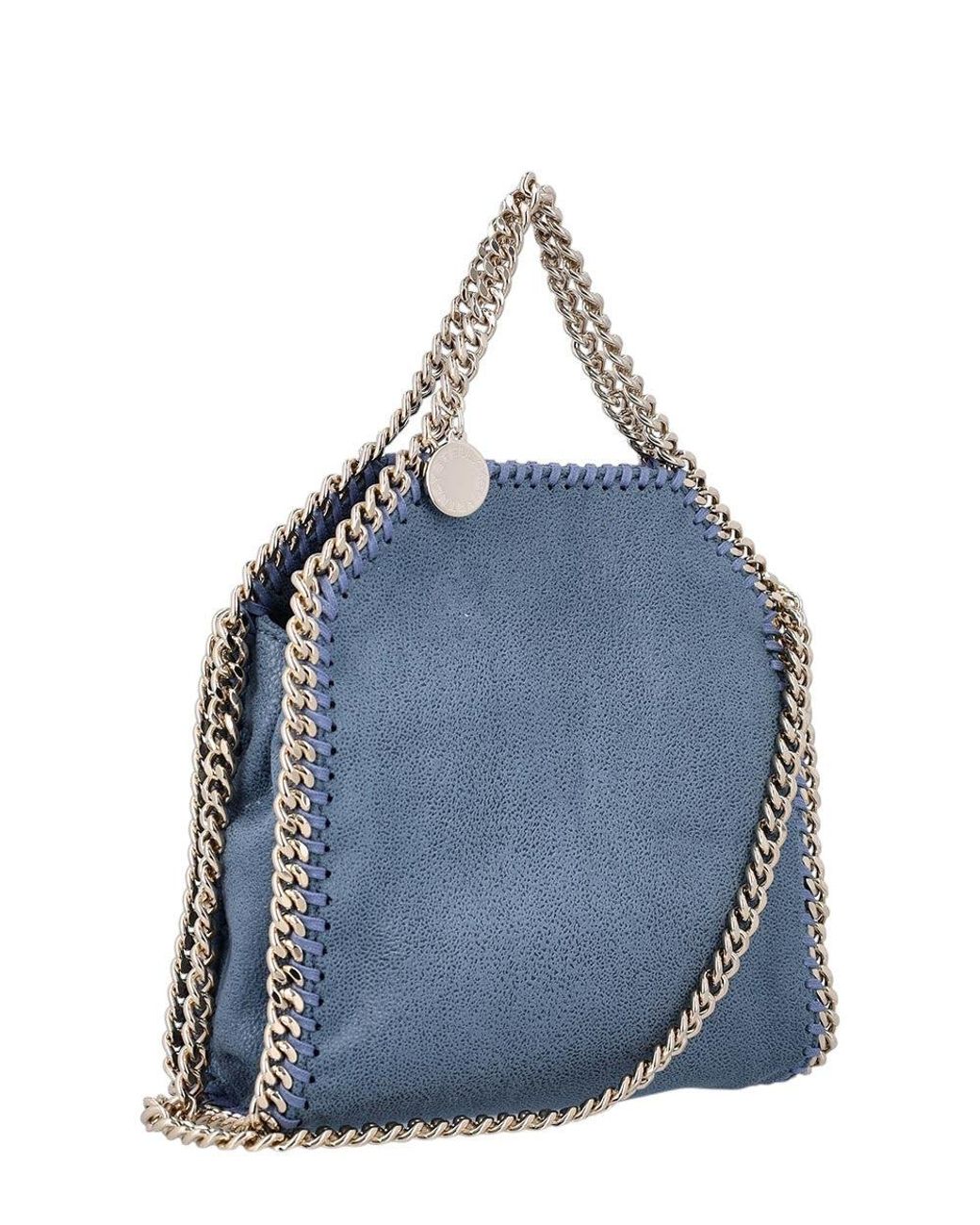Stella McCartney Blue Falabella Tiny Tote