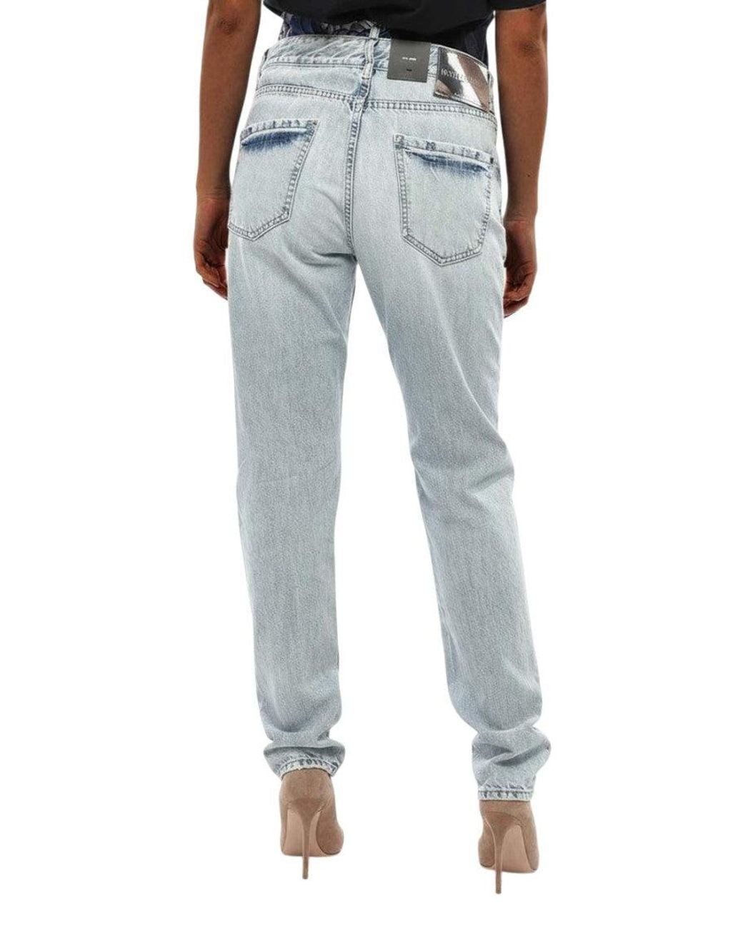 DSquared² Blue Light Regular High Rise Jeans