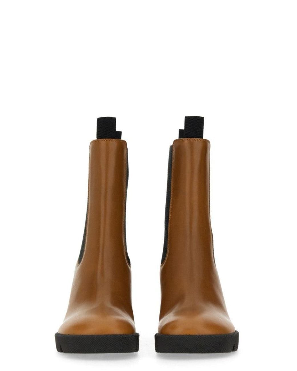 Burberry Brown Solid Carryover Boots
