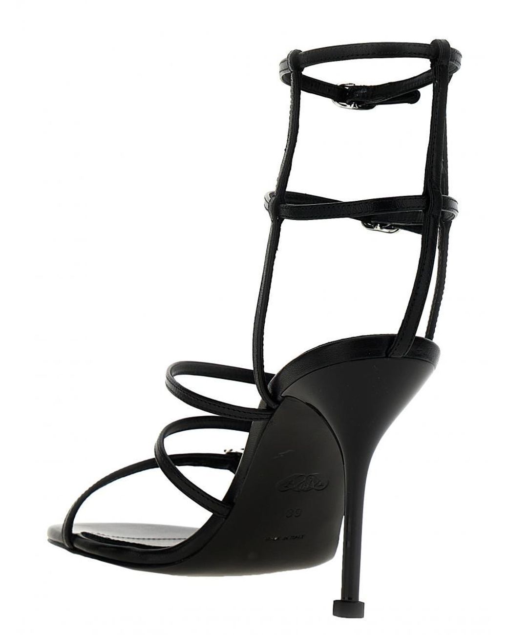 McQueen Black Sandals