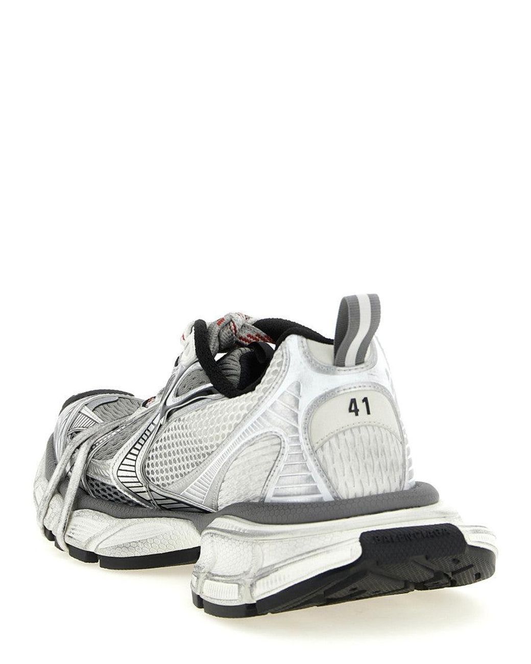 Balenciaga White Logo Split Sneakers for men