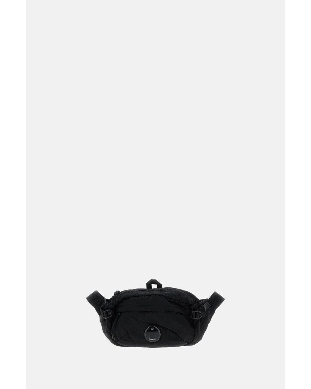 C P Company White B Lens Crossbody Bag for men