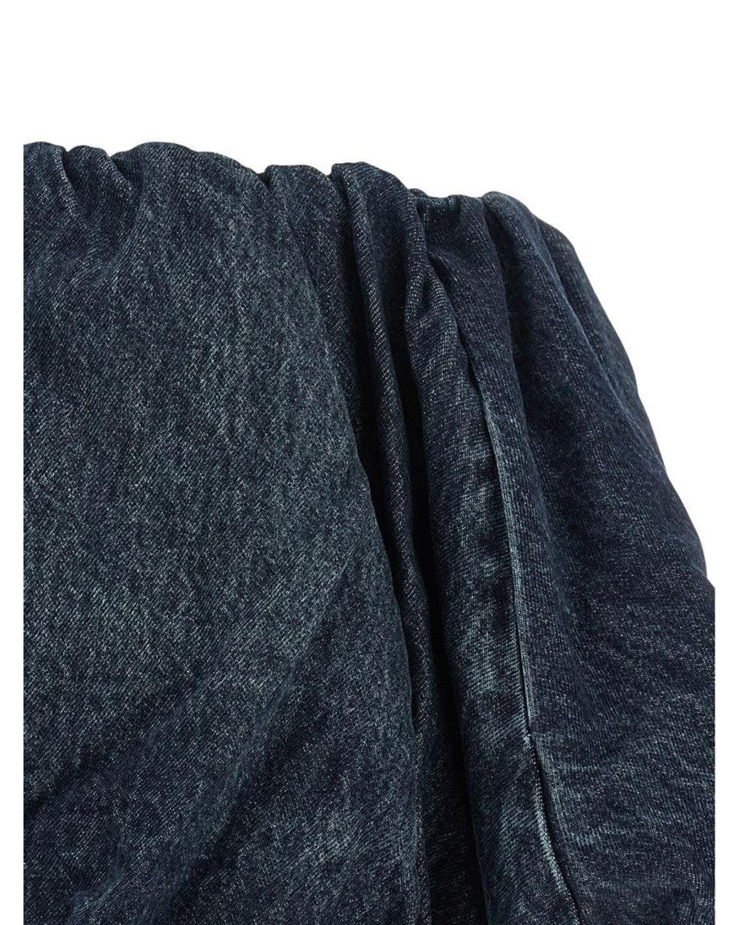 DIESEL Black Solid Above Knee Skirt