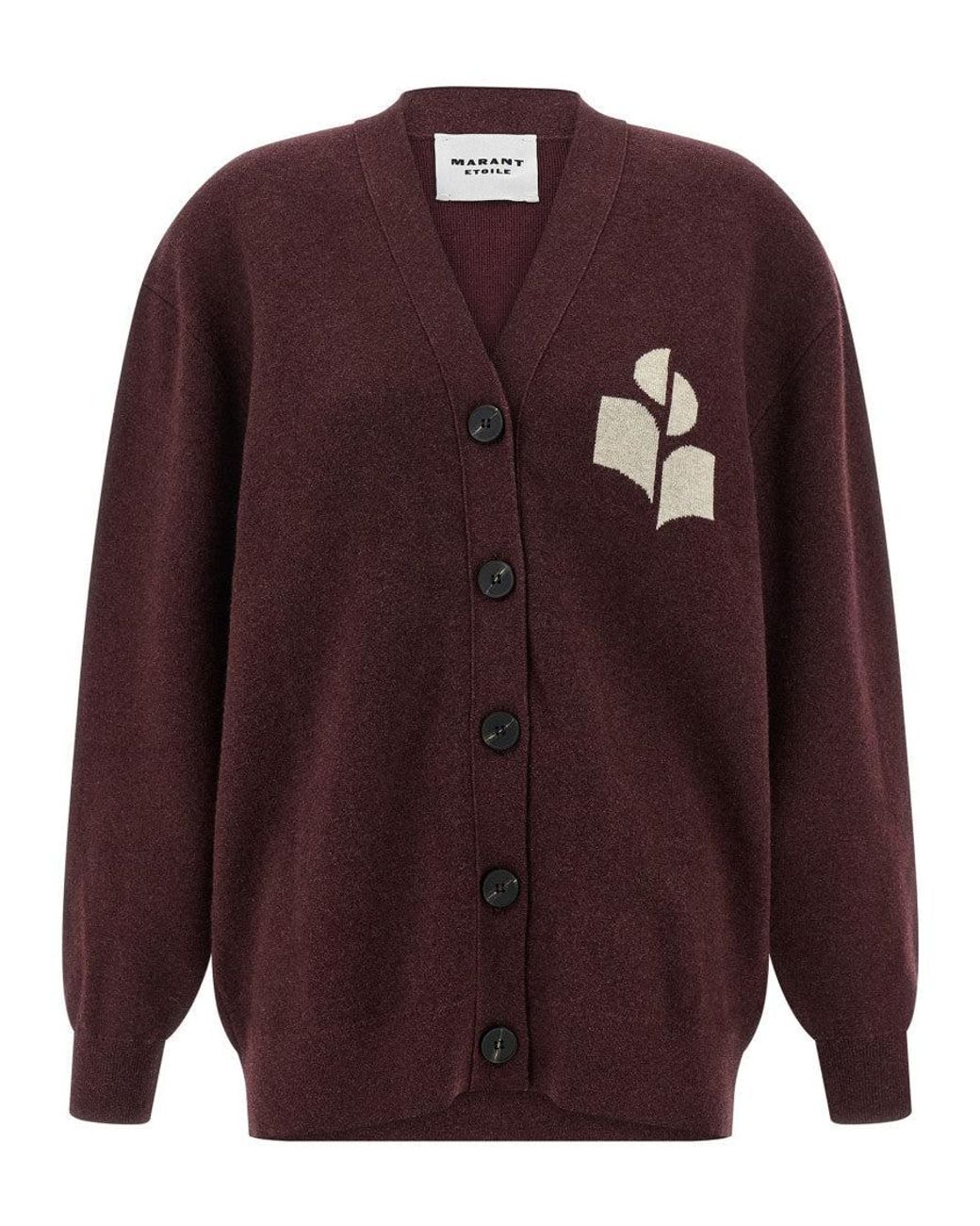 Isabel Marant Purple 'Norton' Cardigan