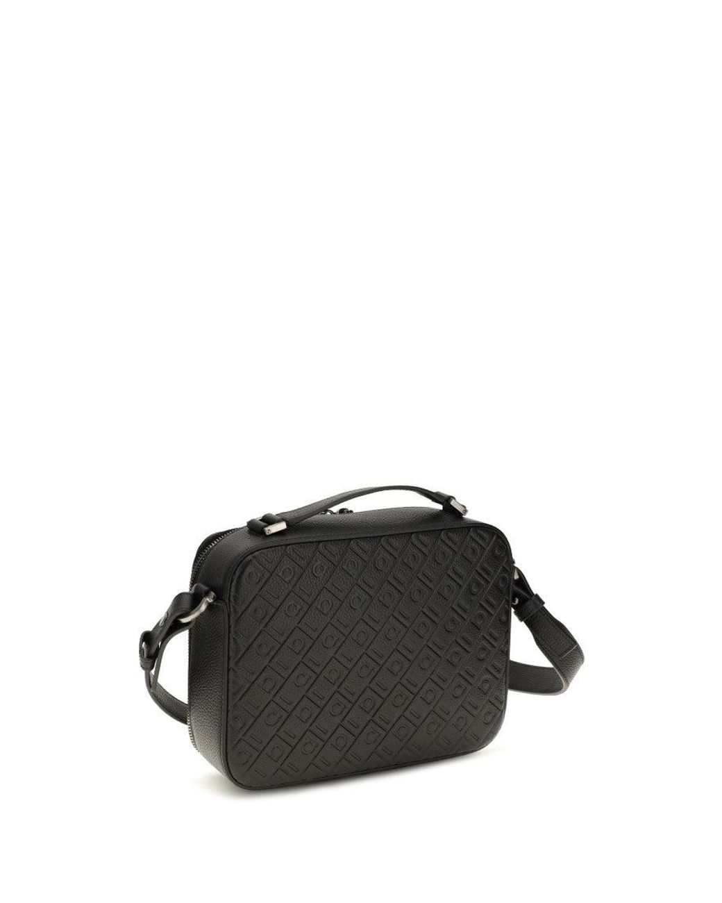 Ferragamo Black Monogram Small Crossbody Bag for men