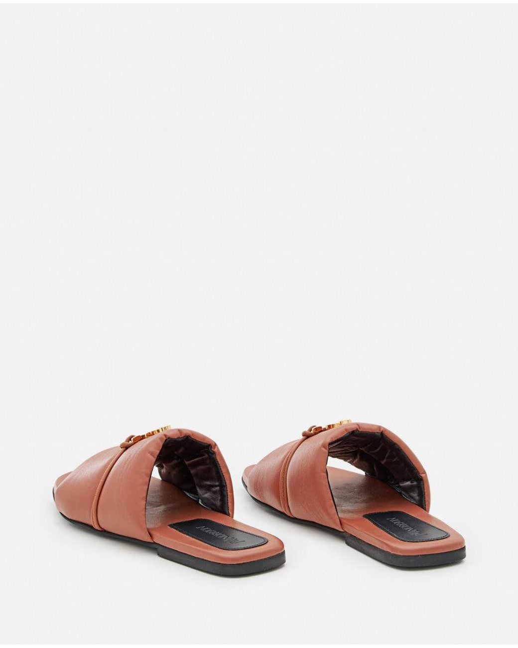 J.W. Anderson Pink Anchor Logo Leather Flats