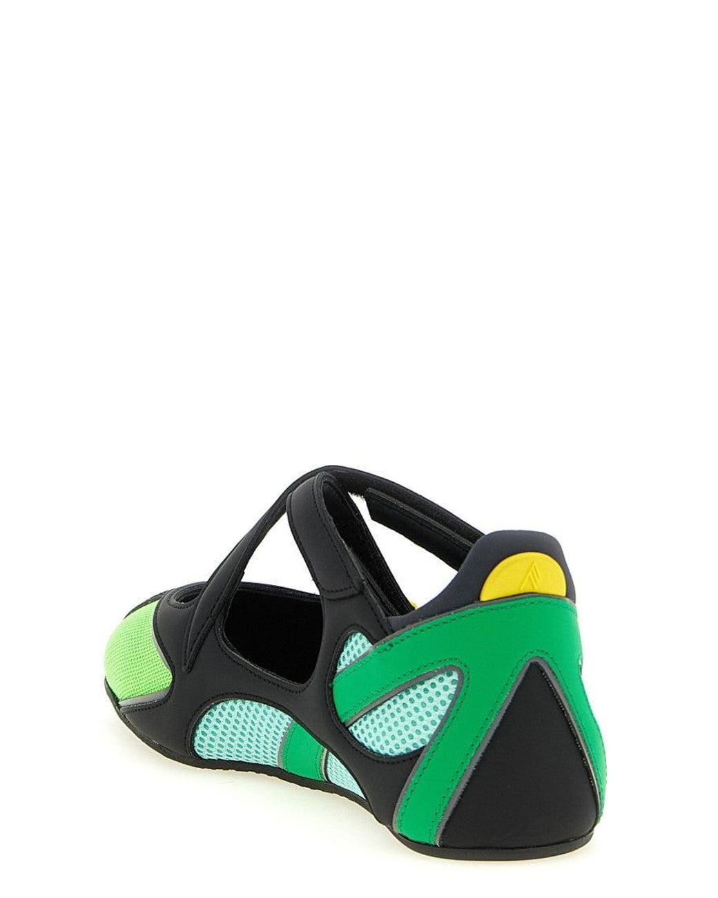 The Attico Green Floor 01 Ballet Flat