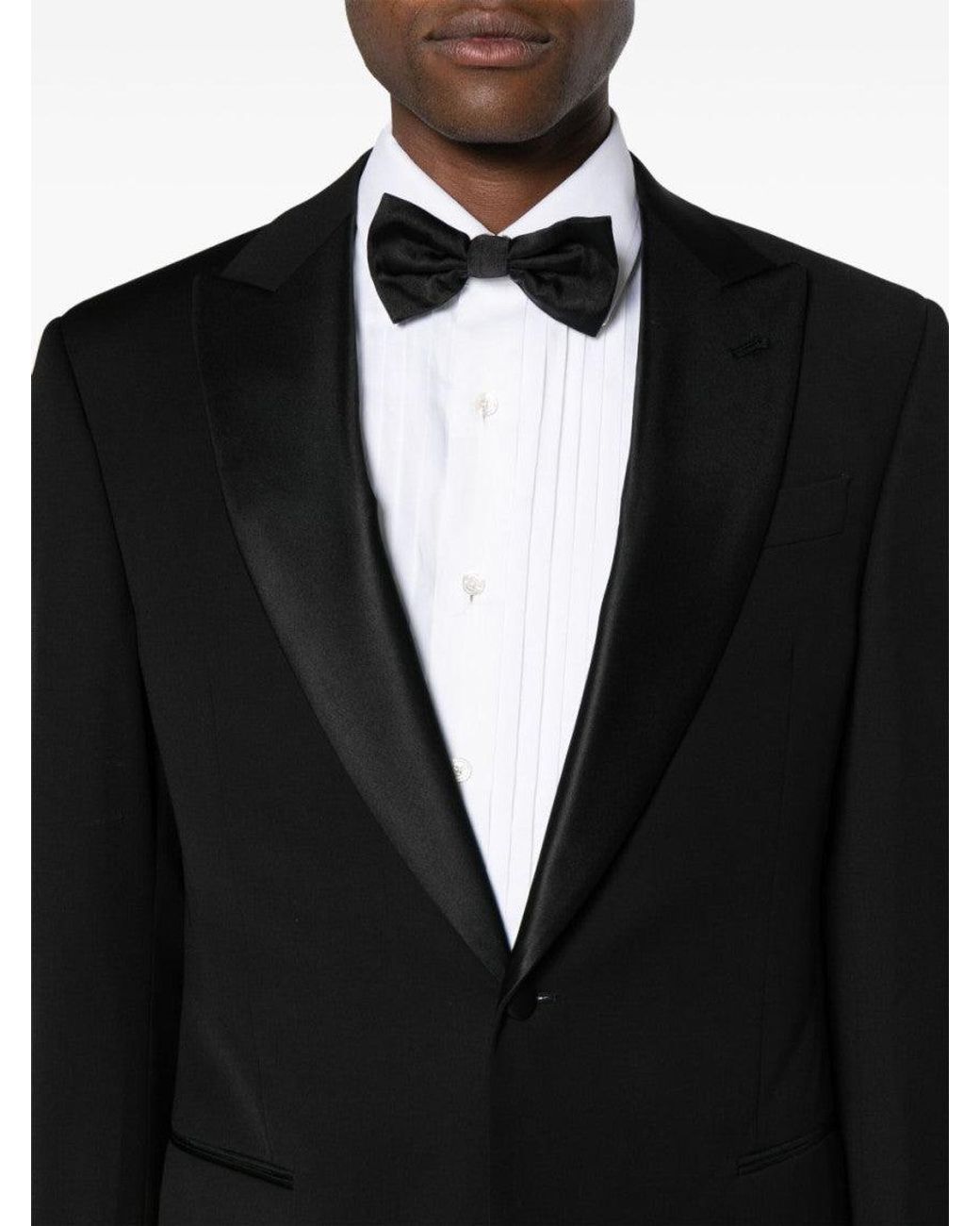 Giorgio Armani Black Wool Suit for men