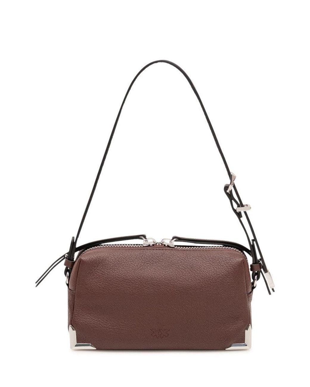 Pinko Brown Boston Mini Crossbody Bag